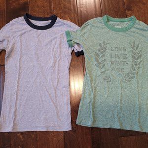 2 Fossil Vintage Baseball Short Sleeve Tees Size Small